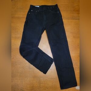 GAP High Rise Cheeky Straight Jeans - Black | 24P